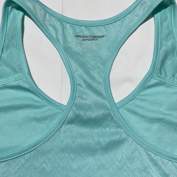 Sketchers Racerback Tank Top Mint Green. XL - Picture 2 of 8
